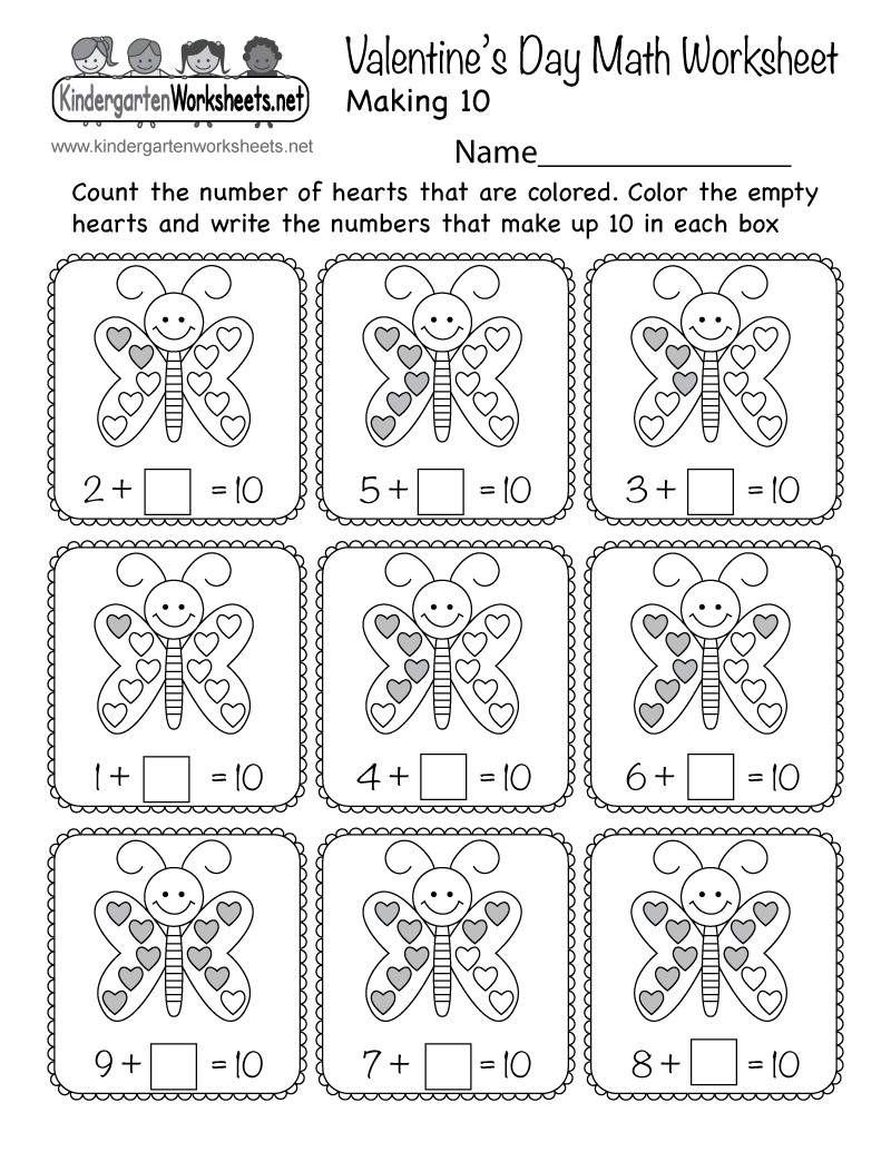 Math Worksheets Kindergarten Printable Math Worksheets Kindergarten Printable