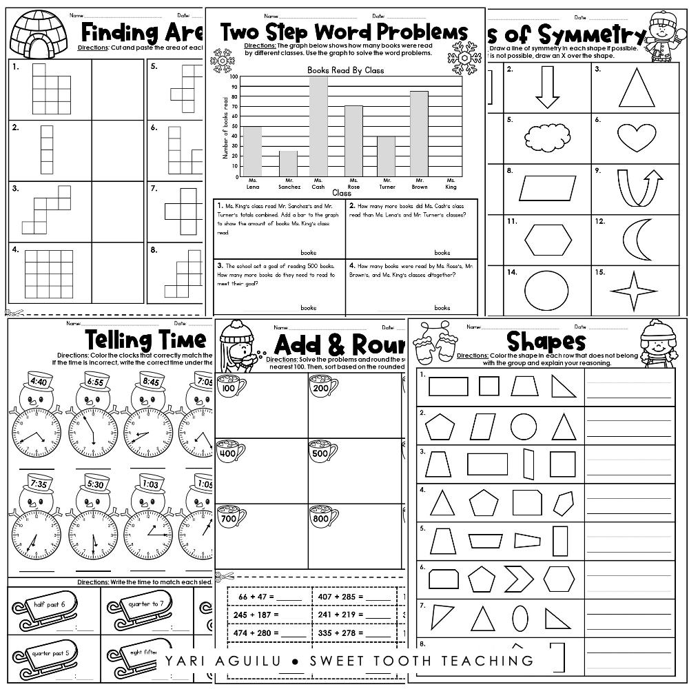 Free Printable 3rd Grade Math Worksheets Free Printable 3rd Grade Math Worksheets
