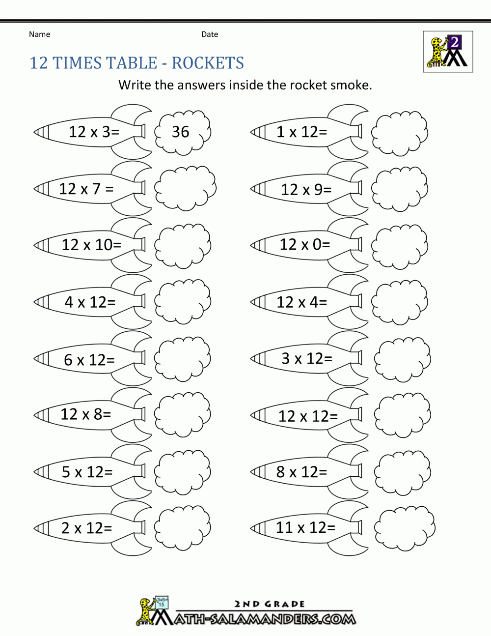 Multiplication Table Printable Worksheet Multiplication Table Printable Worksheet
