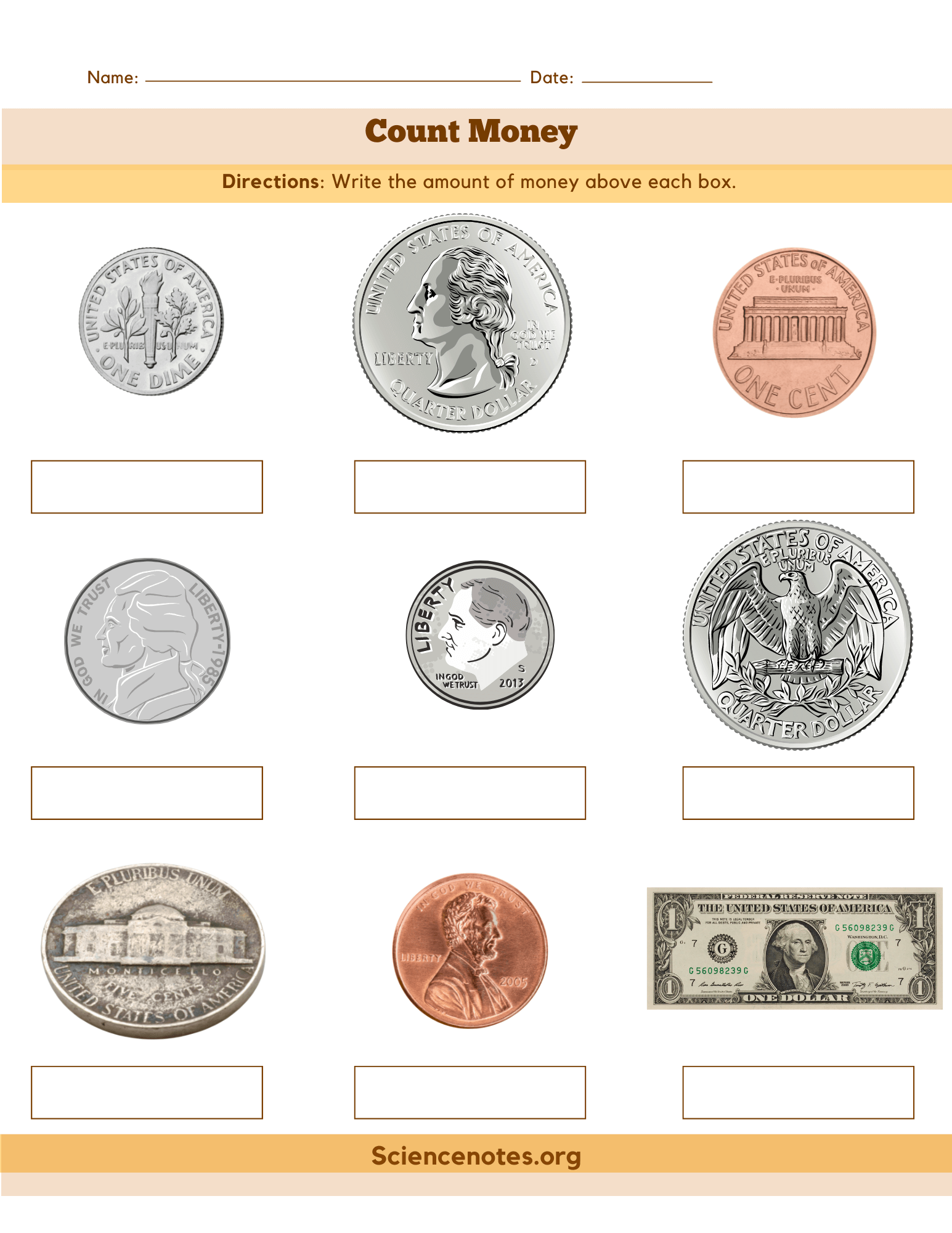 Money Worksheets Printable Money Worksheets Printable