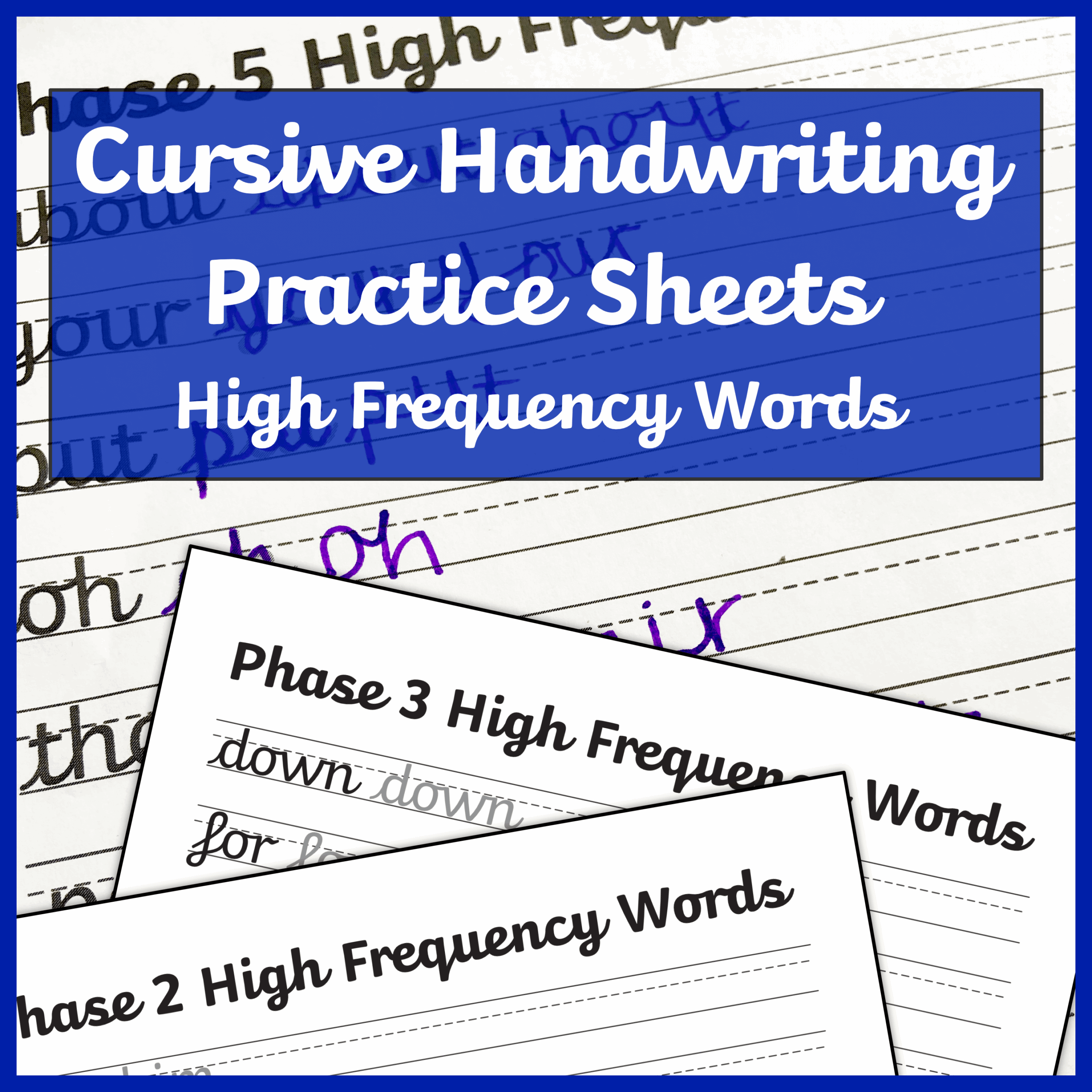Cursive Handwriting Worksheets Free Printable