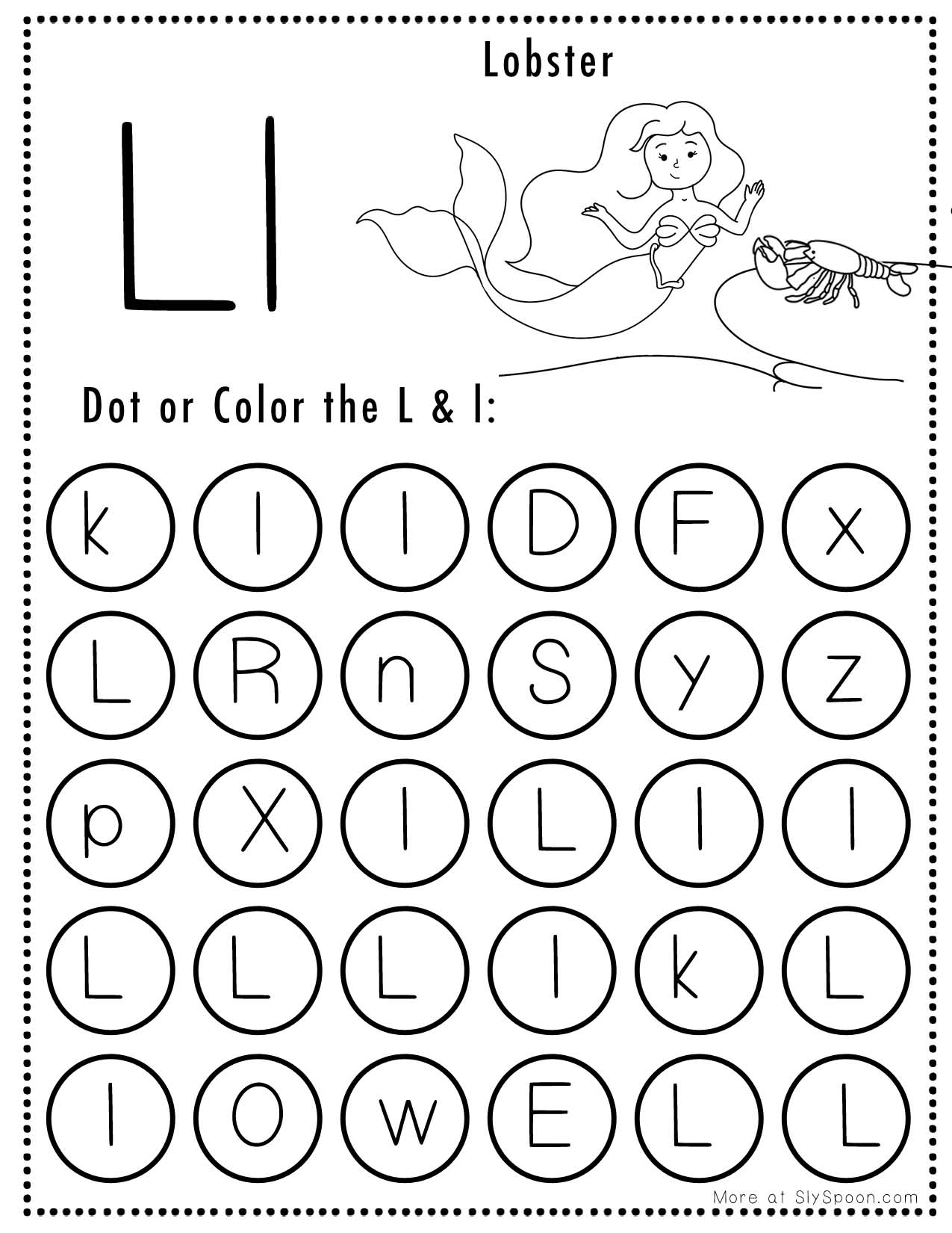 Free Printable Letter Recognition Worksheets
