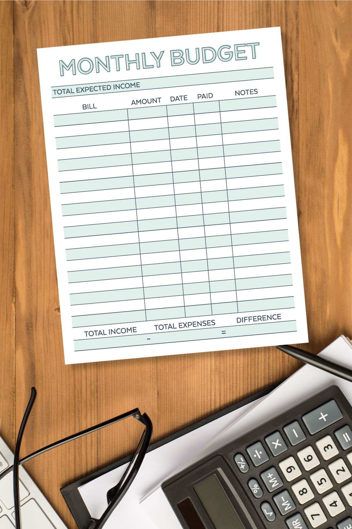 Blank Free Printable Low Income Budget Beginner Printable Budget Worksheet