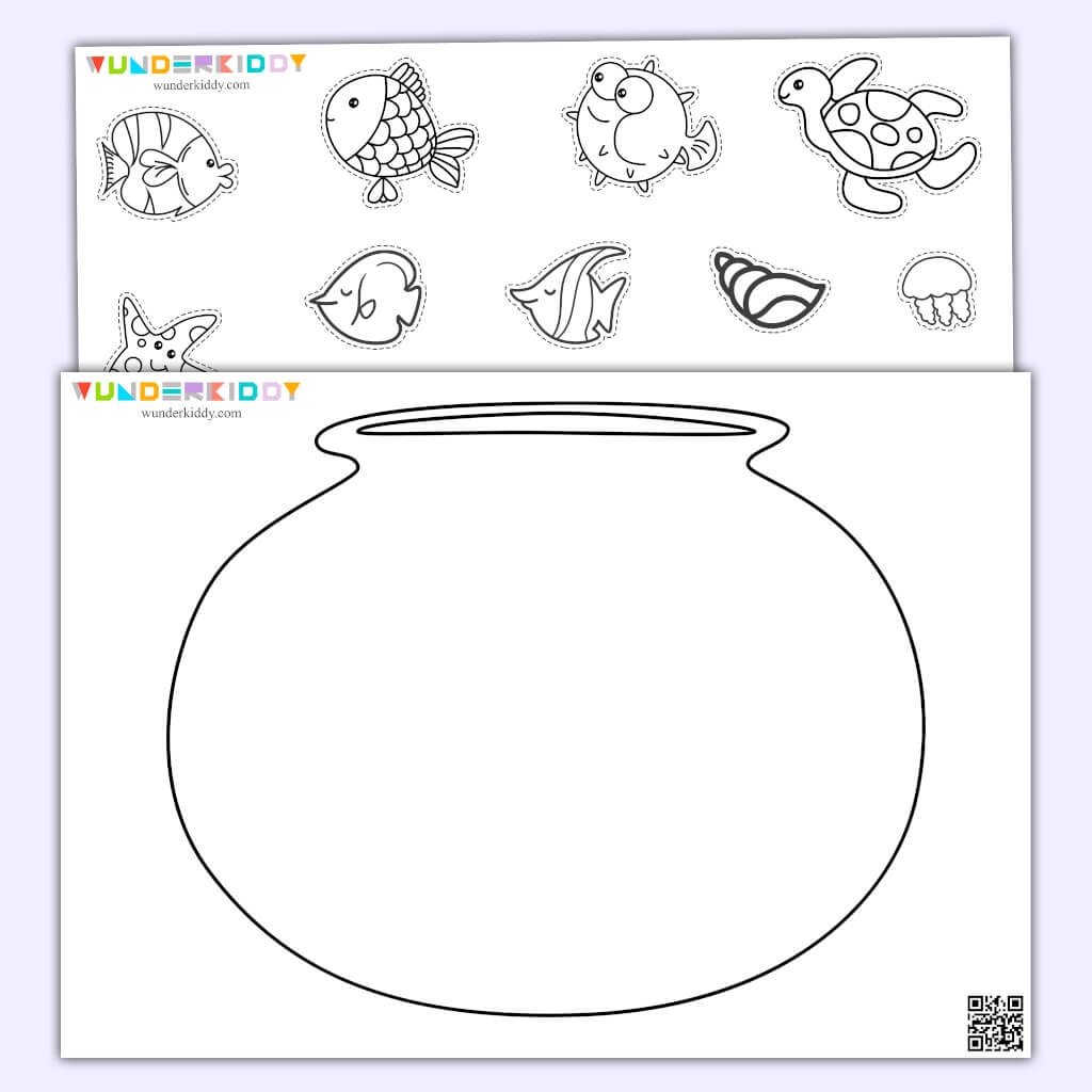 Free Printable Fish Bowl Craft Template For Kindergarten Free Printable Fish Bowl Craft Template For Kindergarten