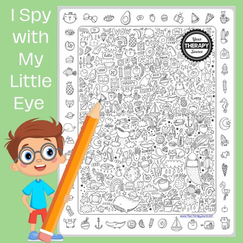 I Spy With My Little Eye Free Printable Games Your Therapy Source I Spy With My Little Eye Free Printable Games Your Therapy Source