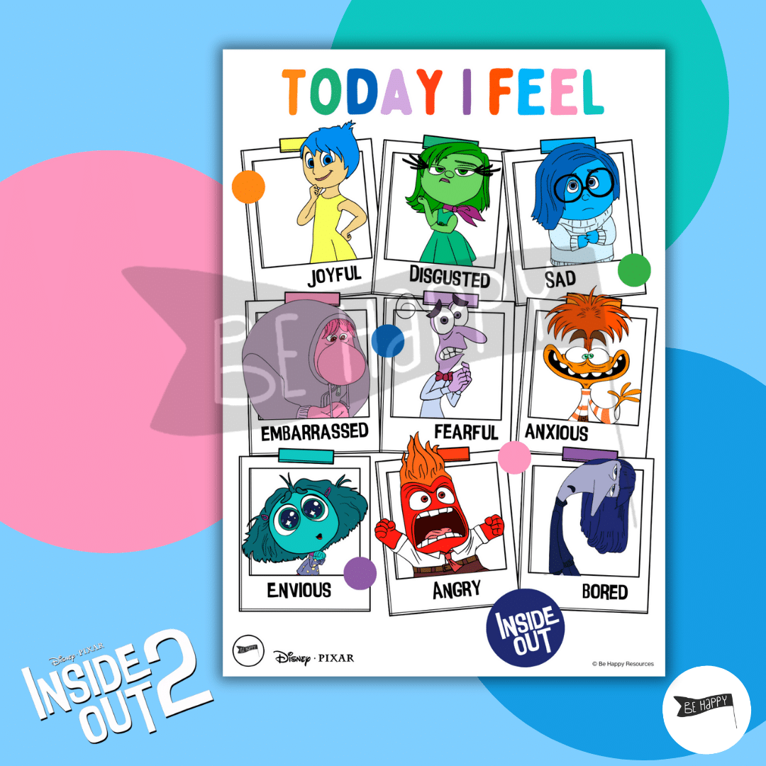 Inside Out Daily Check In Sheet Featuring Characters From Inside Out 2 Be Happy Resources Inside Out Daily Check In Sheet Featuring Characters From Inside Out 2 Be Happy Resources