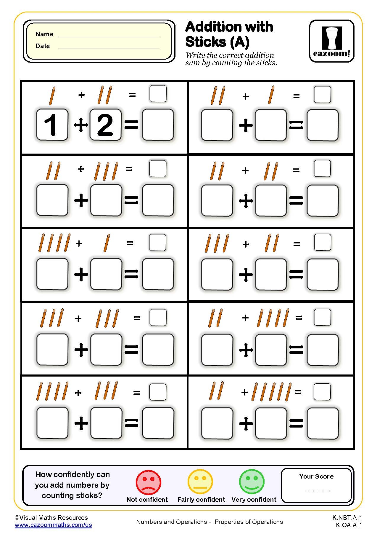 Math Kindergarten Printable Worksheets Math Kindergarten Printable Worksheets