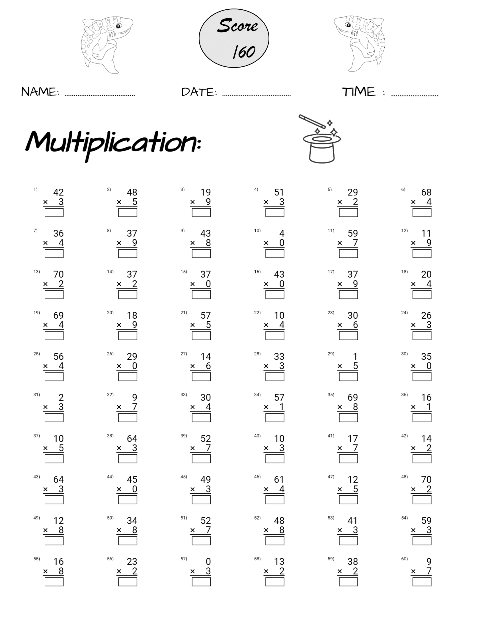 Printable Math Worksheets For 2nd Graders