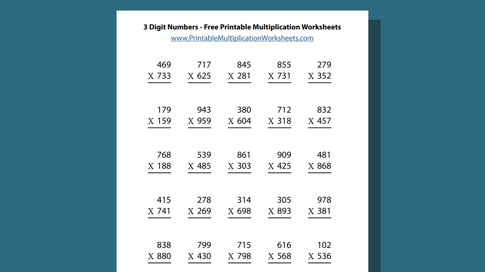 Multiplication Worksheets Grade 3 Printable Multiplication Worksheets Grade 3 Printable