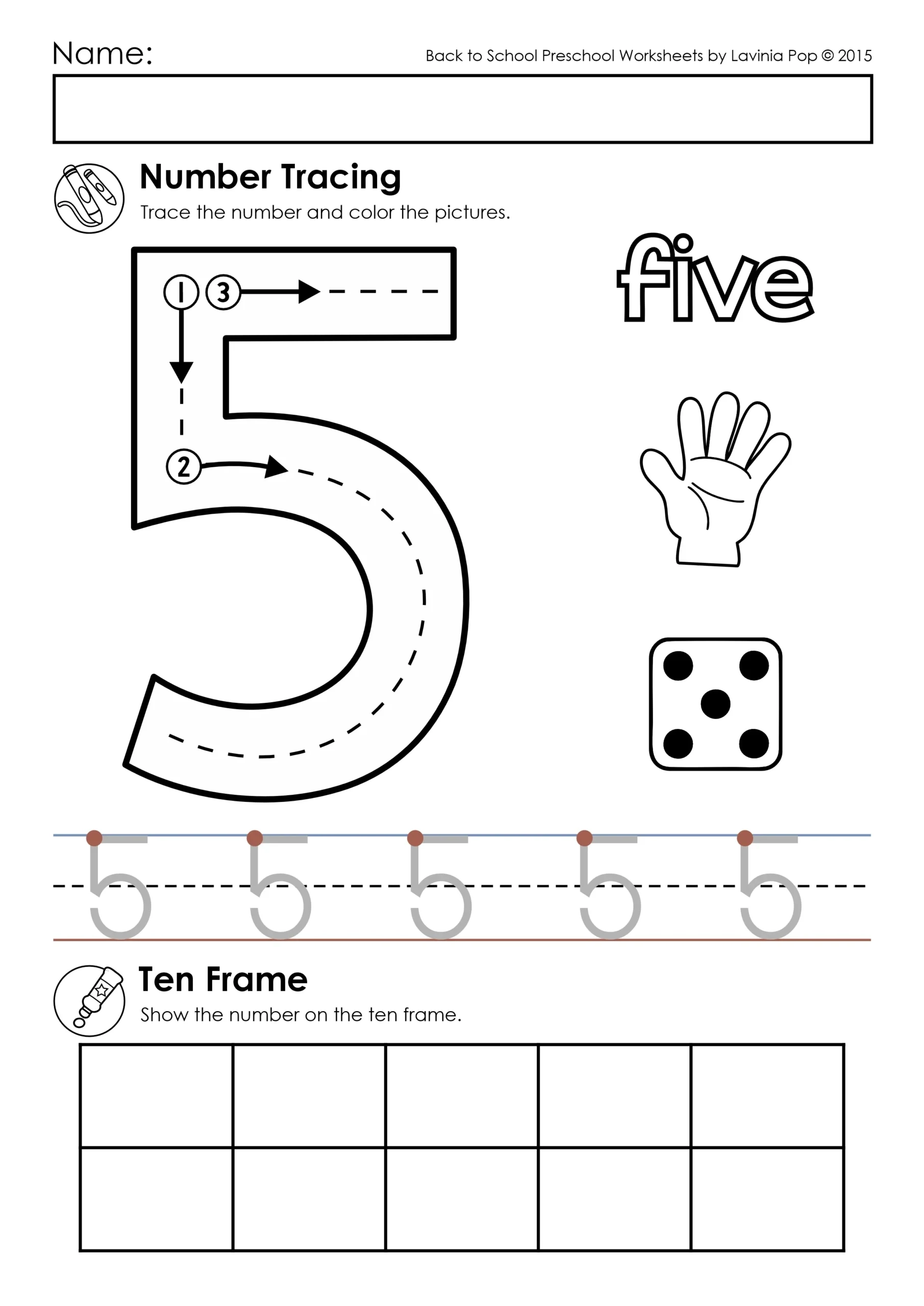 Printable Number Writing Worksheets Printable Number Writing Worksheets